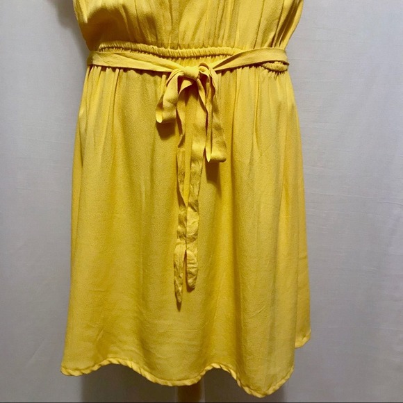 Loft Plus Size NWT Yellow Floral Ruffle Dress Women Various - Picture 3 of 14